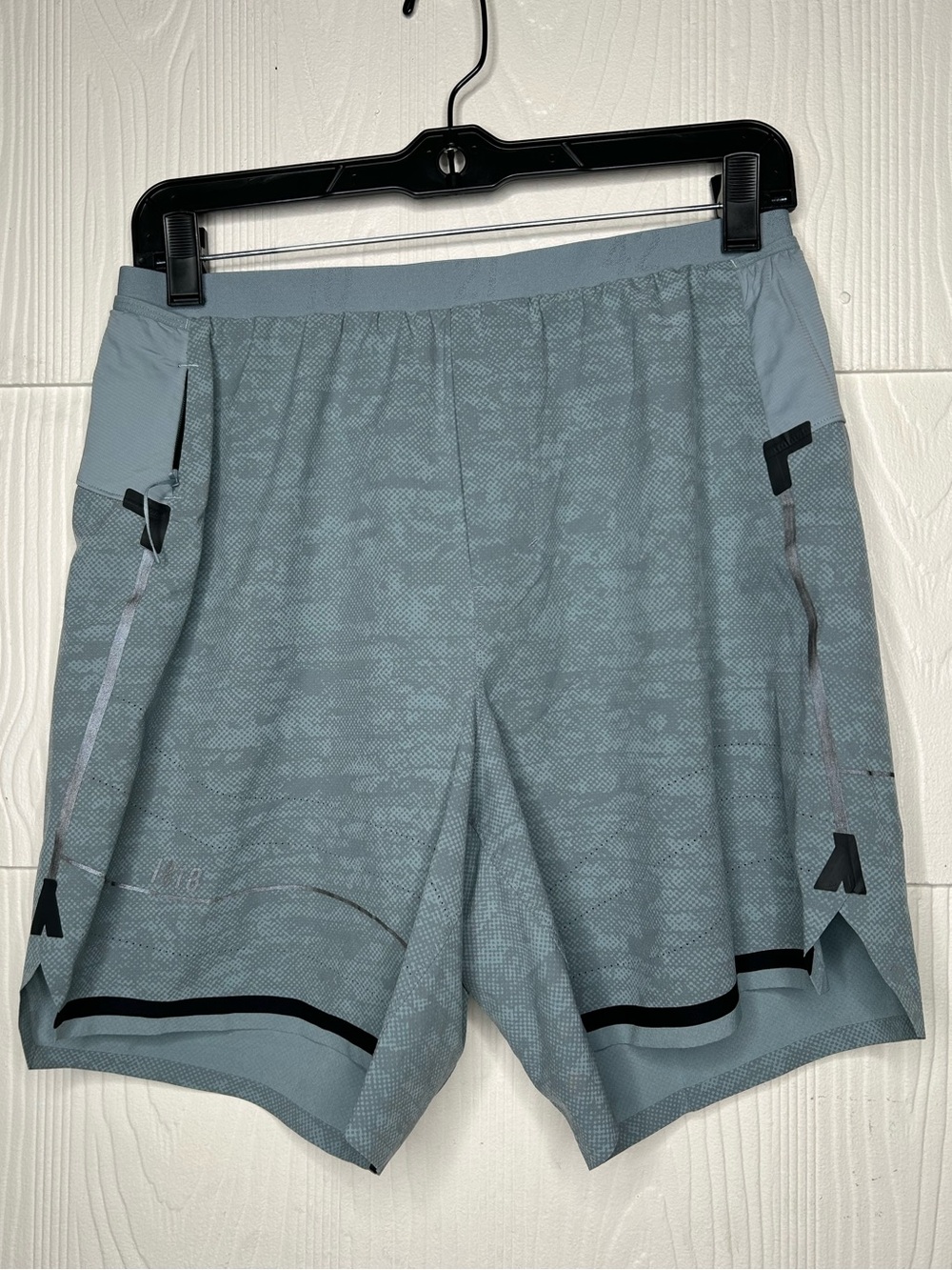 lululemon athletica Men's Dusty Blue Performance Running Shorts